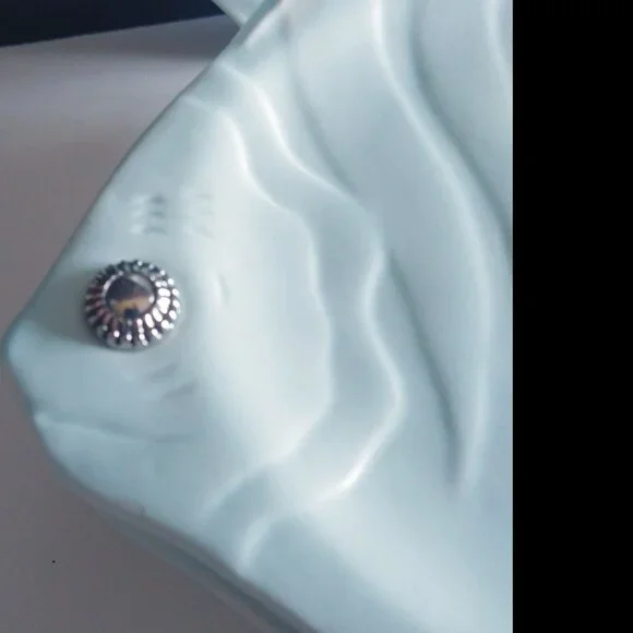 Mud Pie Fish Plates 5.5 inch Set of 4 Charcuterie Tapas Lot - Picture 4 of 10